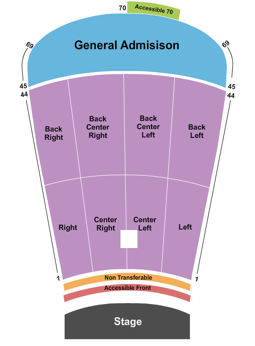 Red Rocks Amphitheatre Zach Top Seating Chart